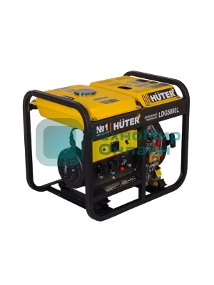Электрогенератор дизельный Huter LDG 5000L, 3.3 кВт, 82 дБ, 68.7 кг