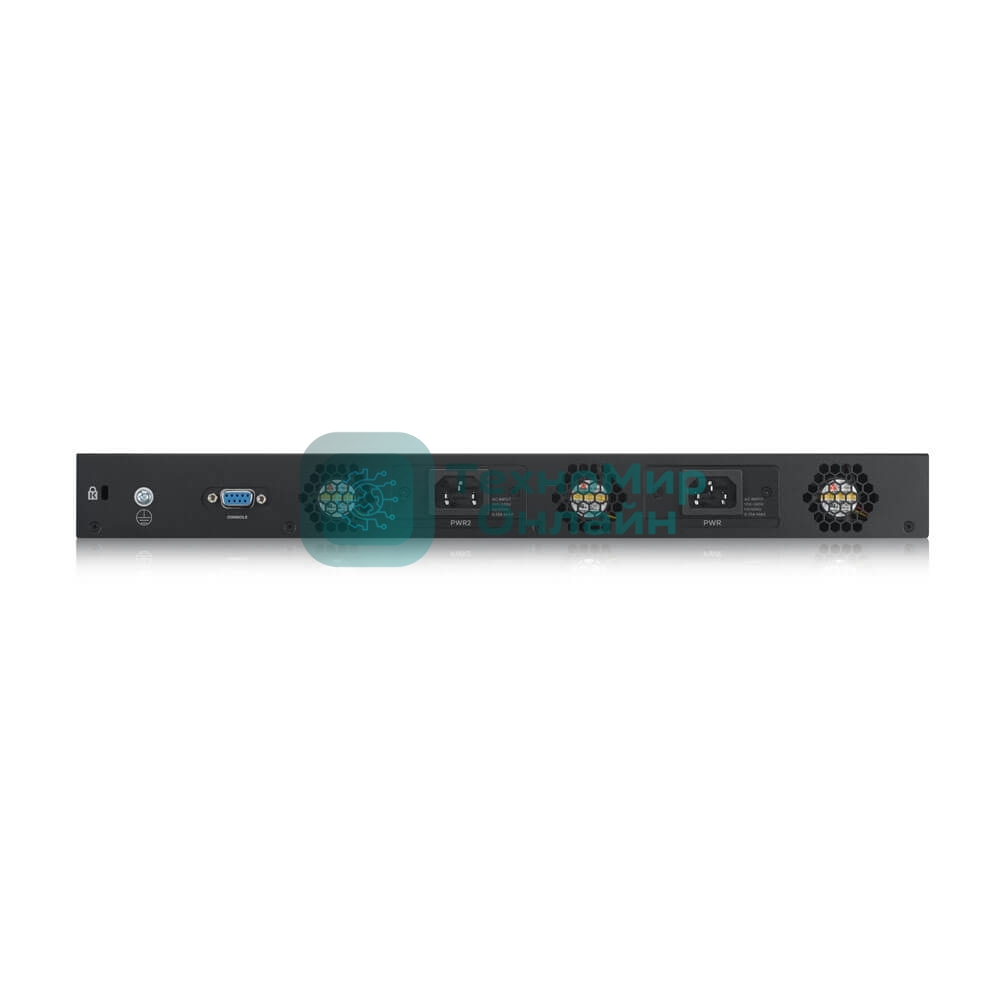 Коммутатор Zyxel XGS4600-52F AC L3 Managed Switch, 48 port Gig SFP, 4 dual pers. and 4x 10G SFP+, stackable, dual PSU AC