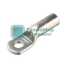 Наконечник под опресcовку медный КВТ ТМЛ(DIN) 6-6-3.8 (100 шт. в уп.) 58650