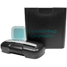 Шредер ГЕЛЕОС УД10-2, DIN P-2 (2 ур-нь секр.), полоса 5,8мм, 8 лист (70г/м2), пл.карты/скобы, 10 литров