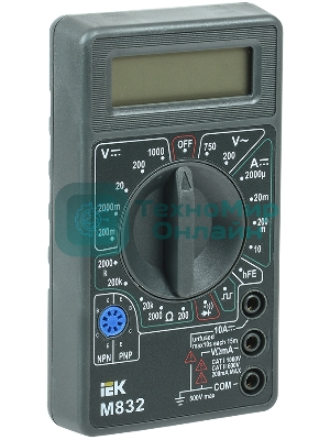 Мультиметр IEK TMD-2S-832 цифровой Universal M832