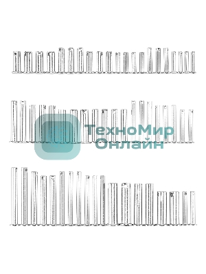 Набор штифтов с головкой и отверстием под шплинт Сибртех, 60 предметов
