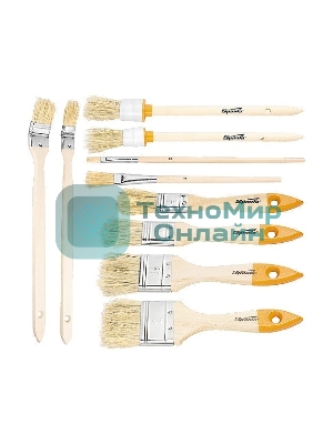 Набор кистей Sparta 10 шт.(плос.3/4