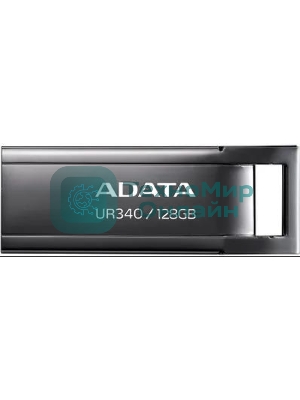Флешка USB ADATA UR340 (AROY-UR340-128GbK), 128Gb, USB 3.2, R/W 100/30, черный