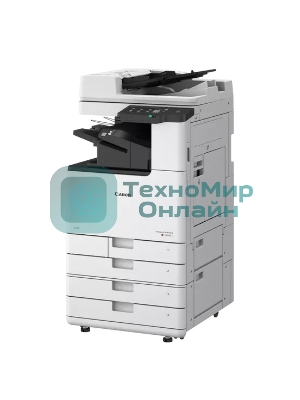МФУ лазерное Canon imageRUNNER C3326i (5965C005), A3, цветное, печ. 26 стр/мин. (А4) 15 стр/мин. (А3), скан. до 70 стр/мин., 1200х1200 dpi (печать) 600х600 dpi (скан.), USB, RJ-45, Wi-Fi, Air Print, Mopria (без стартовых картриджей)