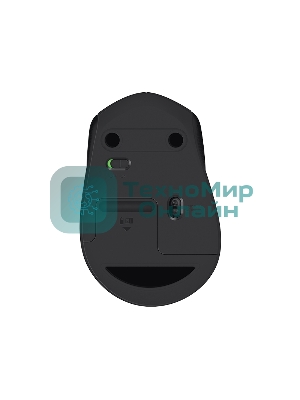 Мышь беспроводная Logitech M330 SILENT PLUS черный, 1000 dpi, радиоканал, USB, кнопки - 3