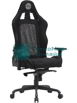 Кресло Cactus CS-CHR-MC04-BBK черный, экокожа