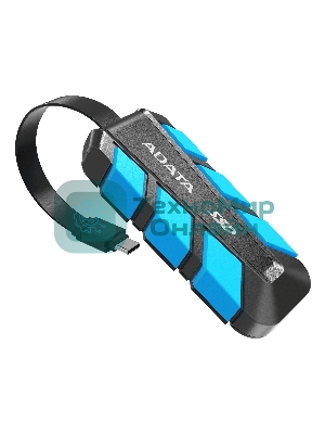 Внешний SSD ADATA SC740, 500 Gb, USB 3.2 Gen 2 Type-C, R/W 1050/1000, синий