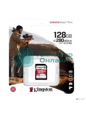 Флеш карта SDXC Kingston SDR2V6/128Gb Canvas React Plus w/o adapter 128Gb
