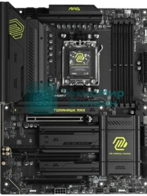 Материнская плата MSI MAG B850 TOMAHAWK MAX WIFI, AM5, AMD B850, 4xDDR5, 4xSATA, 4xM.2, 3xPCI-E x16, 1xHDMI, 1x5Gb LAN, 2xUSB-A 5Gbps, 4xUSB-A 2.0, 3xUSB-C 10Gbps, 7.1, Wi-Fi 7, Bluetooth 5.4, ATX