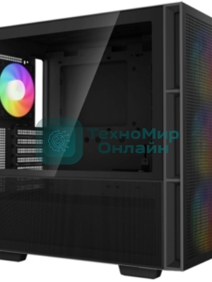 Компьютерный корпус DeepCool CH560 черный (R-CH560-BKAPE4-G-1) (ATX, без БП, 2хUSB, с окном)