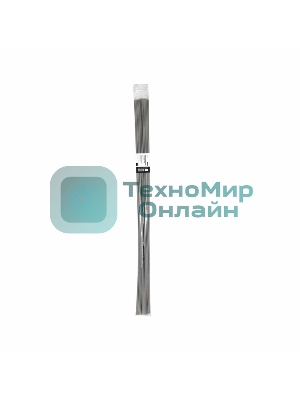 Термоусадочная трубка Rexant 4,0/2,0 мм, серая, упаковка 50 шт. по 1 м