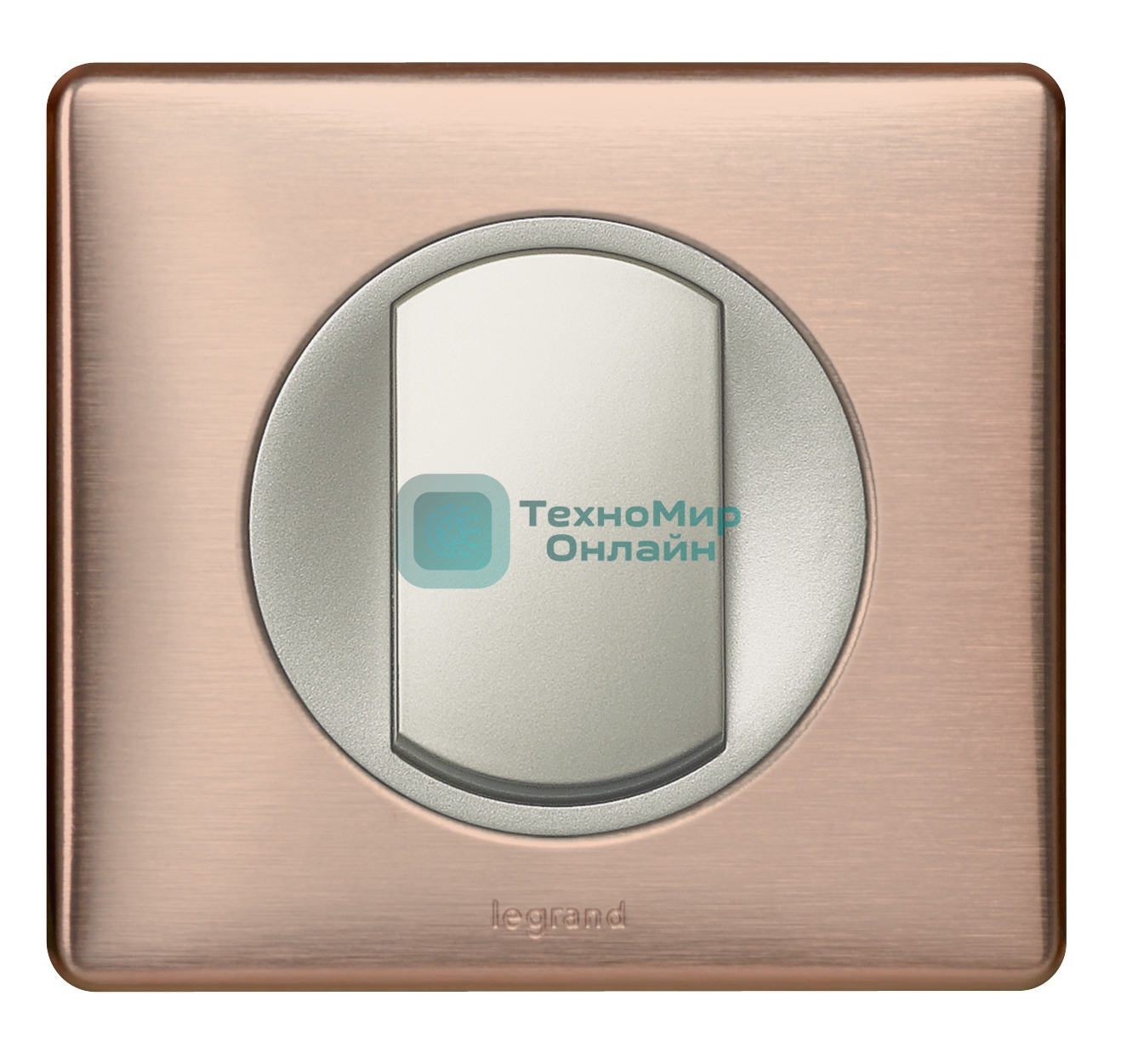 Рамка 1 пост Медь