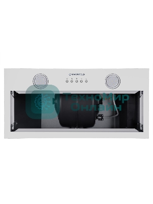 Вытяжка встраиваемая Maunfeld Trapeze 602M белый, 60 см, 1150 куб. м/ч, 54 дБ