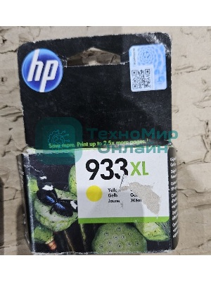 (Поврежденная упаковка) Картридж струйный HP №933XL CN056AE желтый для HP OJ 6700/7100 (825стр.)