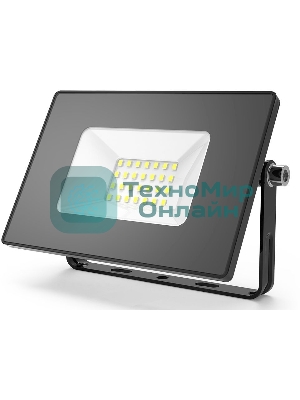 Прожектор светодиодный GAUSS 613527120 LED 20W 1300lm IP65 3000К черный 1/60