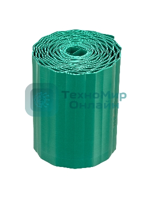 Бордюрная лента Palisad 15х900 см, полипропиленовая, зеленая,