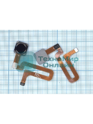 Шлейф со сканером отпечатка пальца для Xiaomi Mi 4S черный