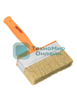 Кисть-ракля Sparta 30х120 мм, натуральная щетина, пластмассовый корпус, пластмассовая рукоятка