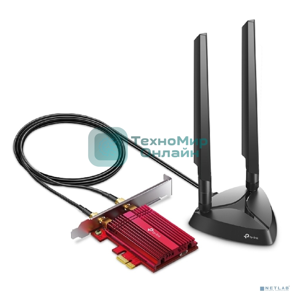 Трехдиапазонный беспроводной PCI Express-адаптер TP-Link Archer TXE75E AXE5400 Wi-Fi 6E с поддержкой Bluetooth 5.3