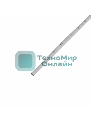 Термоусадочная трубка Rexant 3,0/1,5 мм, серая, упаковка 50 шт. по 1 м