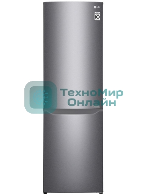 Холодильник LG GA-B419SDJL серый двухкамерный 223/79л морозилка снизу, No Frost