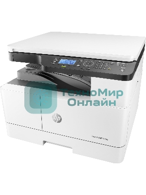 МФУ лазерное HP LaserJet MFP M438n (8AF43A), A3, ч/б, печ. до 22 стр/мин. (А4) до 12 стр/мин. (А3), 1200 x 1200 dpi (печать), 600x600dpi (скан.), USB, RJ-45