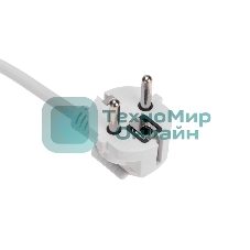 Удлинитель STANDARD 3 гнезда, 3м, 3х1,0мм², с/з, белый Rexant