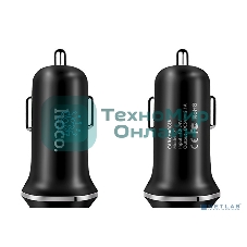 Авто ЗУ/2 USB/HOCO HC-35909 Z1/Выход: 10.5W/черный