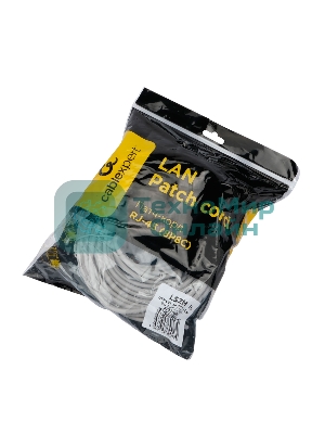Патч-корд LSZH UTP Cablexpert PP31-15M cat.5e, 15м, литой, многожильный, серый