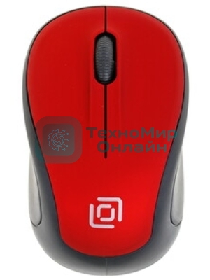 Мышь беспроводная Oklick 665MW черный/синий, 1000 dpi, радиоканал, USB, кнопки - 3