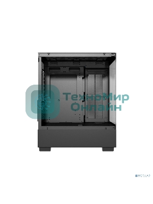 Компьютерный корпус Powercase Vision Micro, Black, Tempered Glass, 4х 120мм 5-color fan, черный, mATX (CVBM-L4)