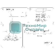 Светильник Ambrella light TN6661/2 BK черный IP44 GX53/2 220*110*48