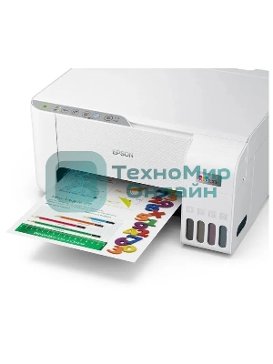 МФУ струйный Epson L3256 (004), A4, цветной, печ., до 10/5 стр/мин. (ч/б/цв.), 1440 x 5760 dpi (печ.), 1200x2400dpi (скан.), USB, Wi-Fi