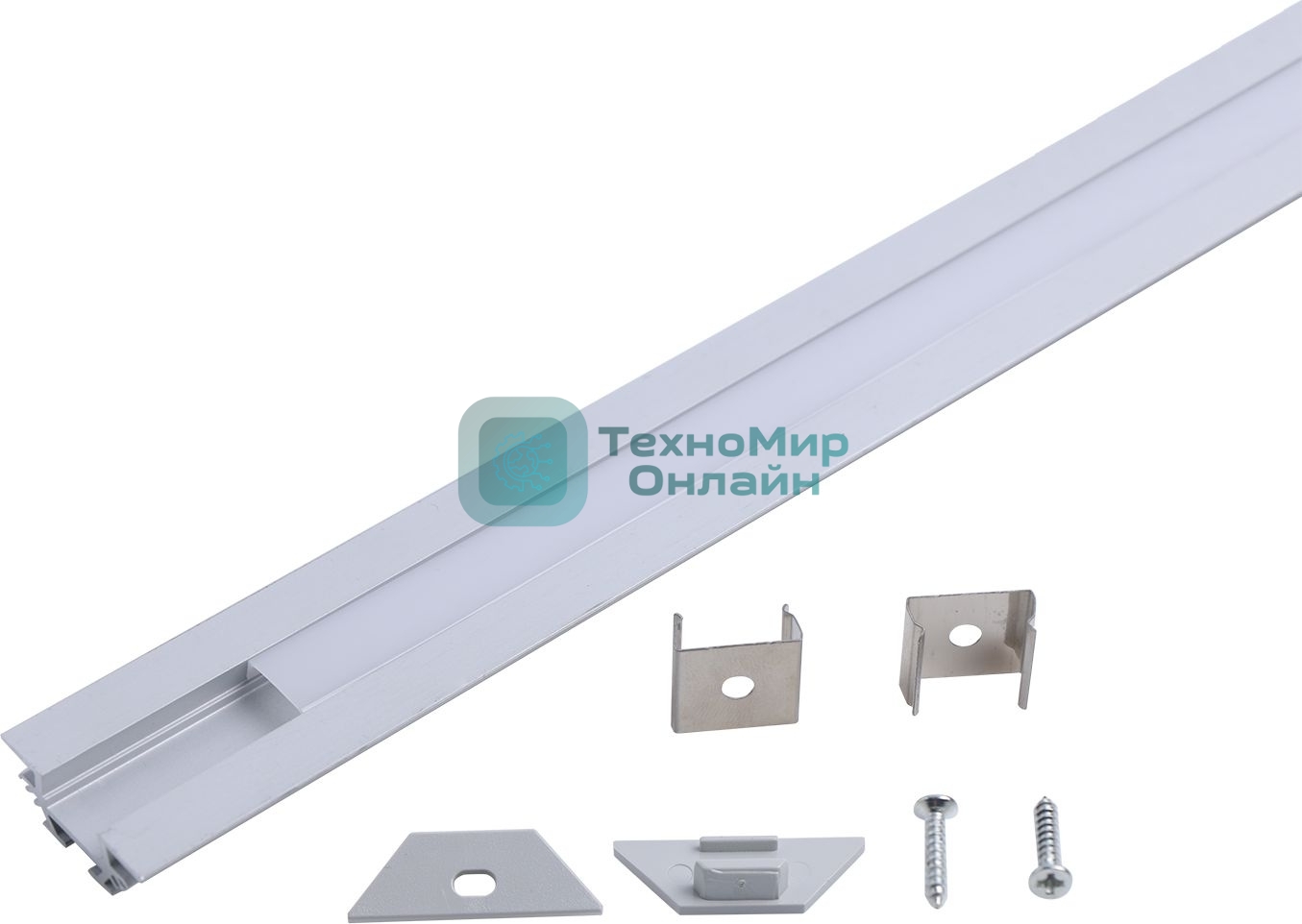 Профиль для ленты LED Gauss угловой - 1m