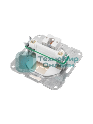 Розетка компьютерная Kranz DEA RJ45 с/у мех. бежевый