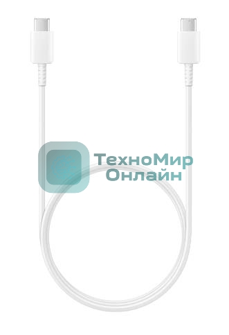 Кабель Samsung TYPE-C TO TYPE-C 1M EP-DA705BWEGWW белый