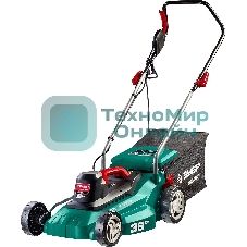 Газонокосилка ЗУБР ГСЦ-38-1700 сетевая, 1700 Вт, ш/с 380 мм, 9.9 кг