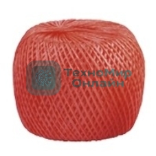 Шпагат полипропиленовый Сибртех 1200 текс, 1,7 мм, L 60 м, красный