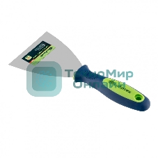 Шпательная Сибртех лопатка из нержавеющей стали, 100 мм, двухкомпонентная рукоятка