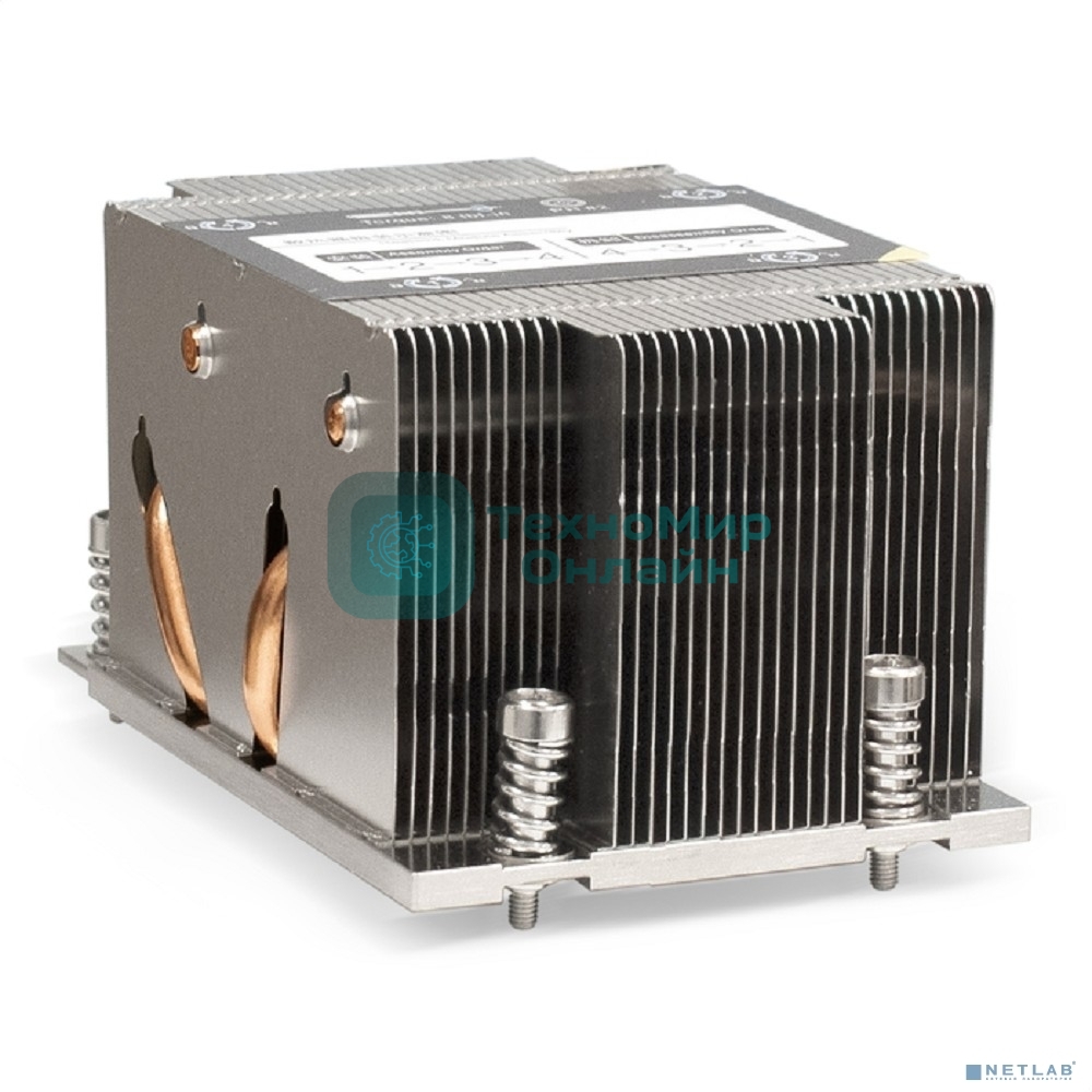 Радиатор для процессора ExeGate ESNK-P0063P.2U.SP3.Cu серебристый, алюминий/медь, 280 Вт, 65 мм