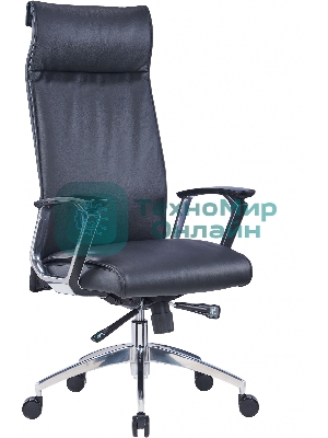 Кресло руководителя Cactus CS-LBK-BARSELONA кожа, крестов. алюминий