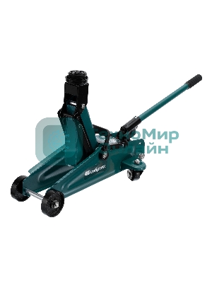 Домкрат гидравлический подкатной, Сибртех 2 т, 135-320 мм, в пластиковом кейсе