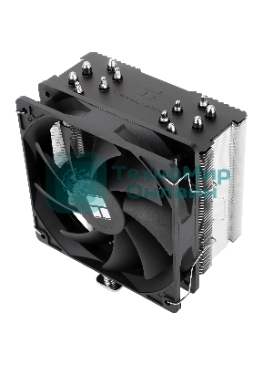 Кулер для процессора Thermalright Burst Assassin 120 SE черный/серебристый (4-pin PWM, 148мм, Al/Cu, 6x6мм, 1x120мм, 66.17CFM, 25.6dBA, 1550RPM, S: 1851/1700/1200/115X, AM5/AM4)
