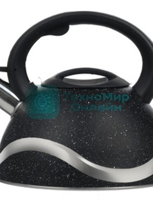Чайник для плиты со свистком WEBBER BE-0574 3 л черный