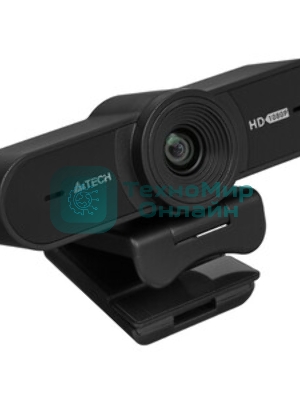 Веб-камера A4Tech PK-980HA 1920x1080, 30 кадр/с, USB Type-A, микрофон (2 шт, шумоподавление), автоматическая фокусировка, автоосвещение, универсальное крепление