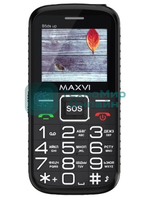 Мобильный телефон Maxvi B5ds up черный
