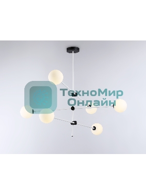 Светитльник Ambrella Light TR2512/6 WH/BK белый/черный G9/6 max 10W D970*830