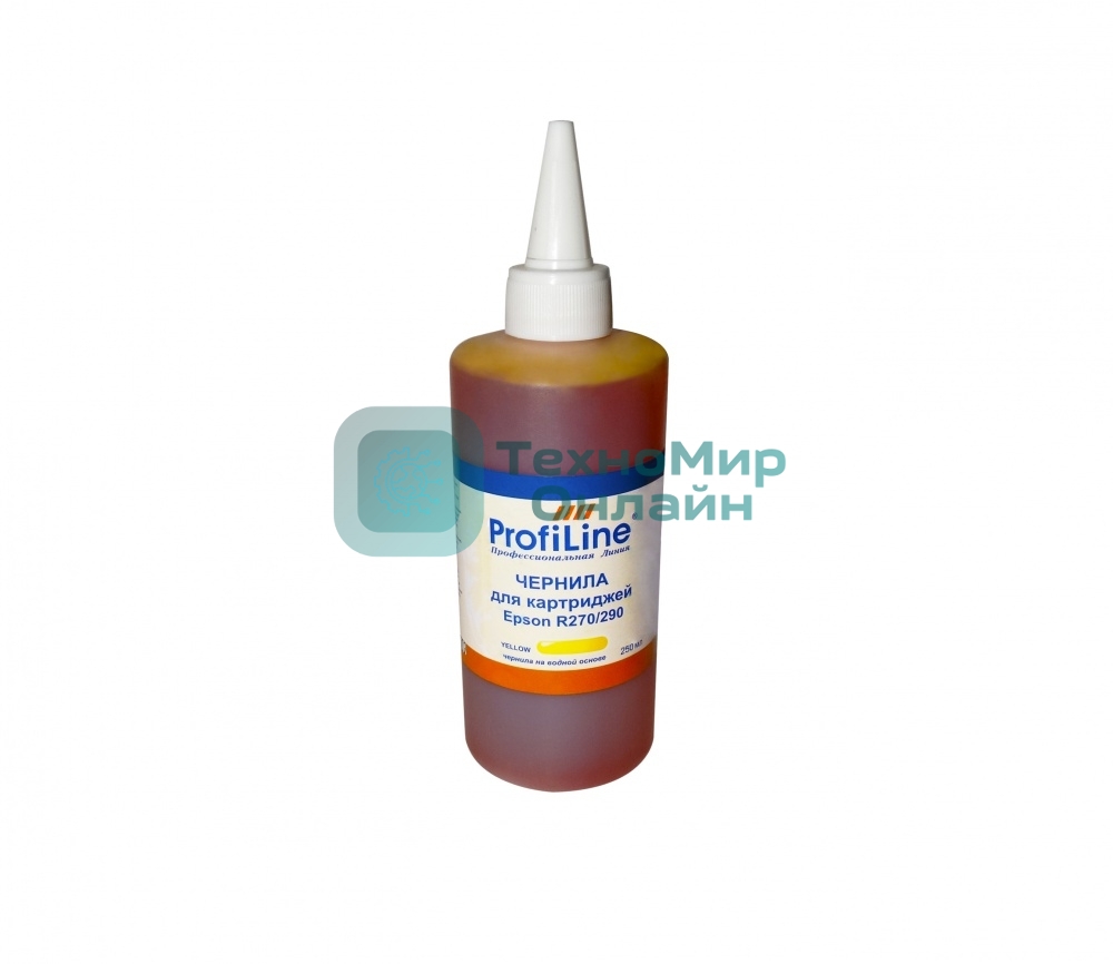 Чернила для принтеров Epson Stylus R270/R290/R390/T50/P50 Yellow 250 мл водн ProfiLine