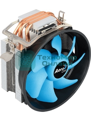 Кулер для процессора AeroCool/Formula Verkho 3 Plus серебристый, 120 мм, алюминий/медь, 2000 об/мин, 26.7 дБ, 4 pin, 125 Вт, 134 мм